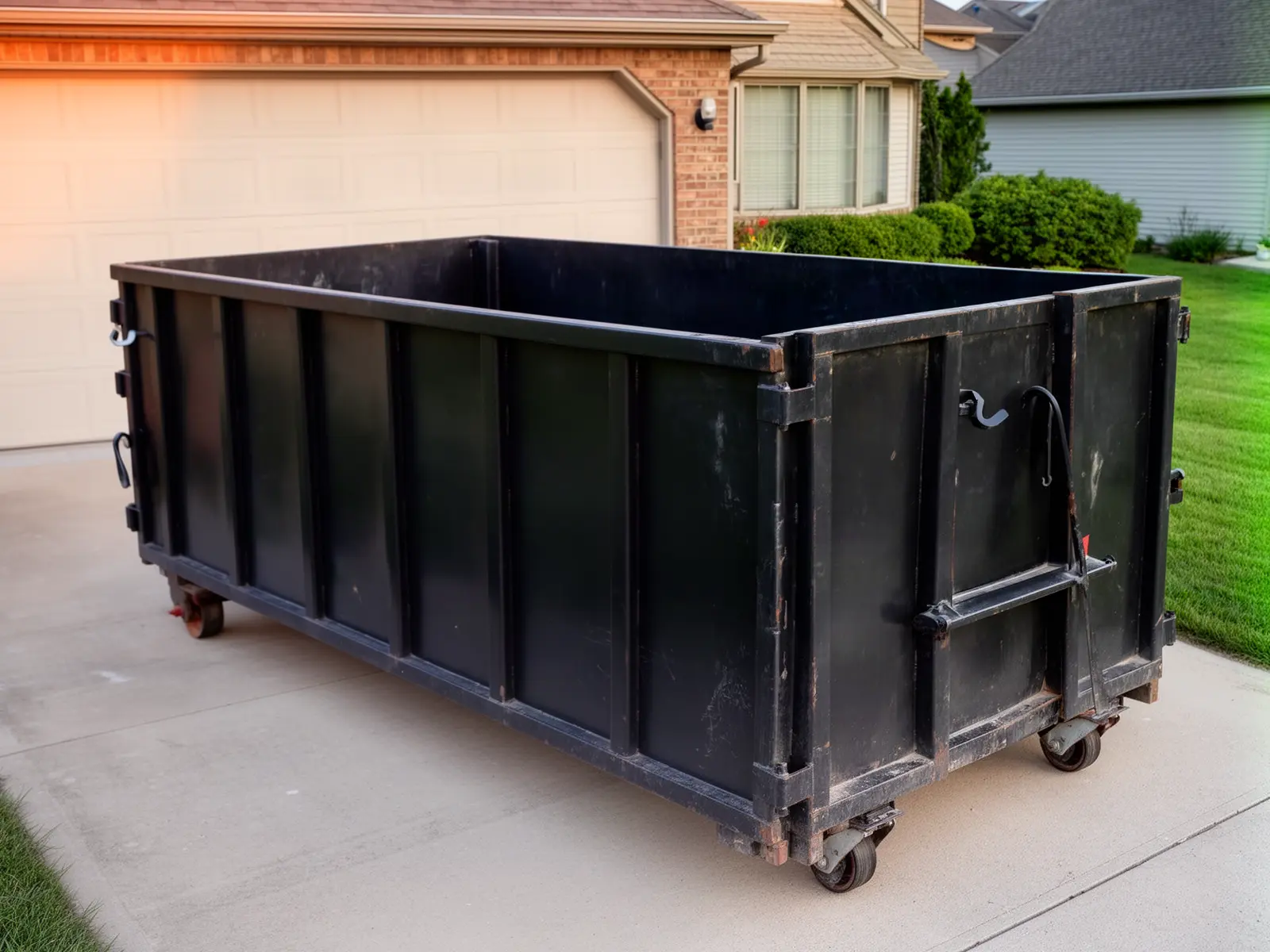 Roll-off dumpster from Little Spring Dumpster Rental in Alpharetta, GA
